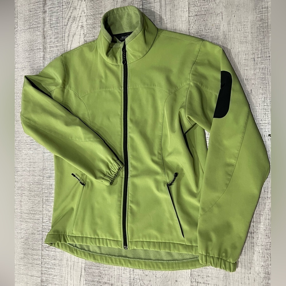 Black Diamond Green Fleece Lined Weatherproof Jacket Women's Size Large - Picture 2 of 12